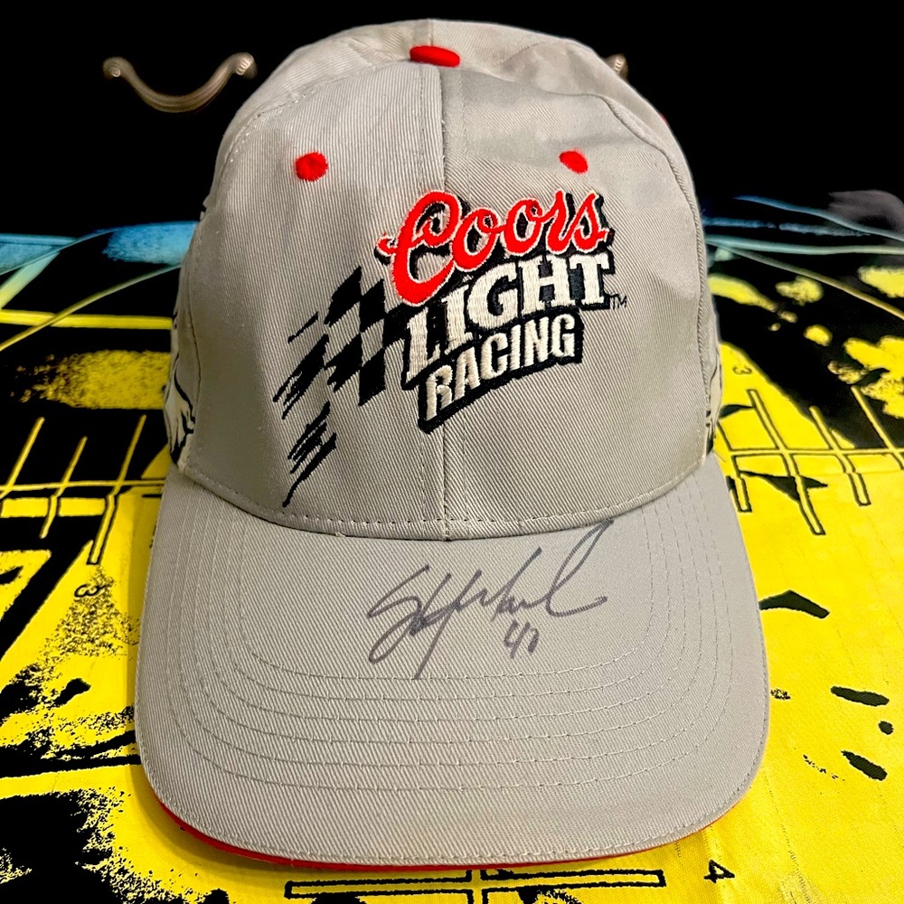 Vintage Sterling Marlin #40 Signed Coors Hat.